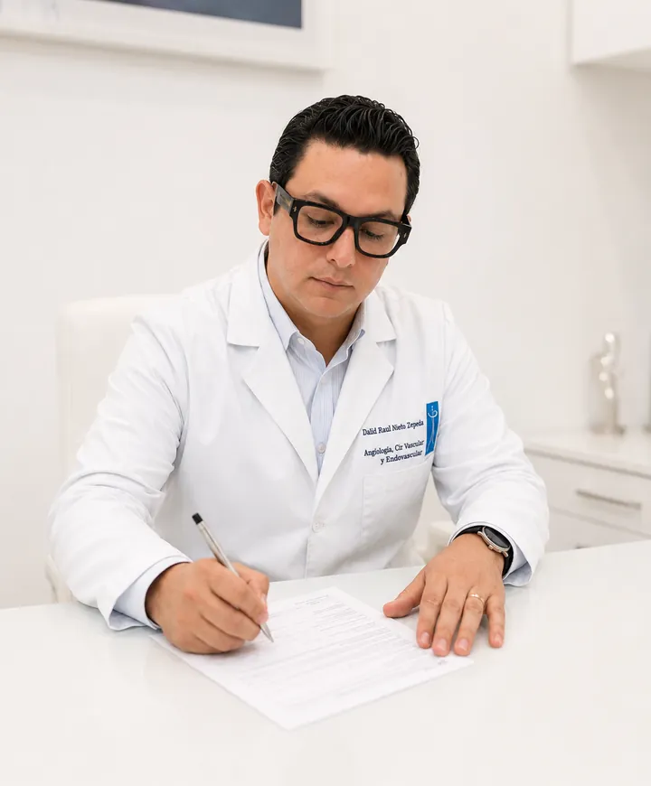 Primera consulta de angiología en Lindavista y Tlalnepantla